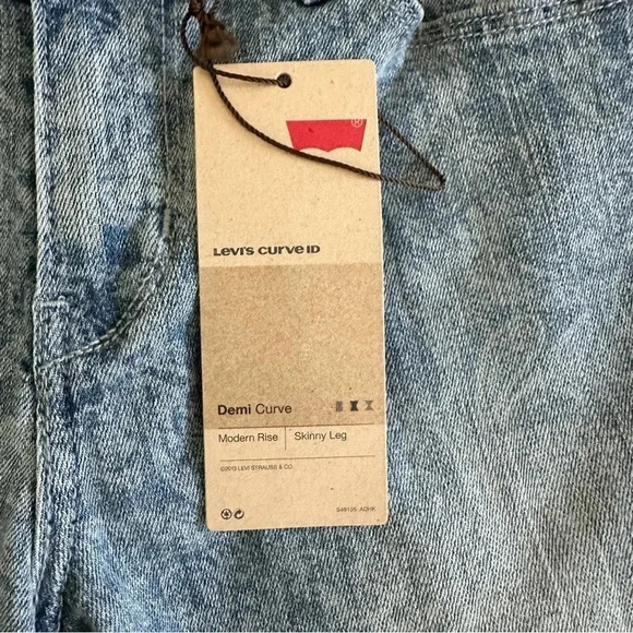 Levi’s‎ Curve ID Demi Curve Modern Rise Skinny Jeans Size 6/28 - Picture 5 of 12